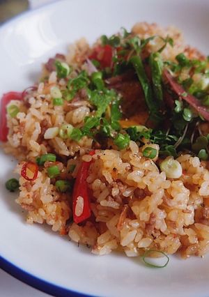 簡単カフェご飯%薬味たっぷりカオマンガイ-レシピのメイン写真