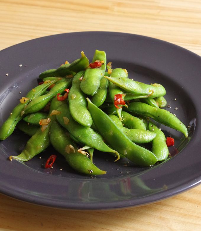 やみつき！ガーリック枝豆 by クッキングセサミ 【クックパッド】 簡単