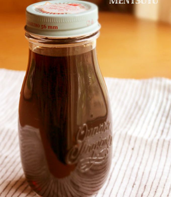 自家製めんつゆ☆濃縮タイプ☆保存1カ月 by 草カワセミ