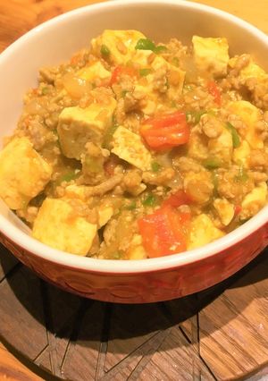 夏野菜たっぷり♡カレー麻婆豆腐-レシピのメイン写真