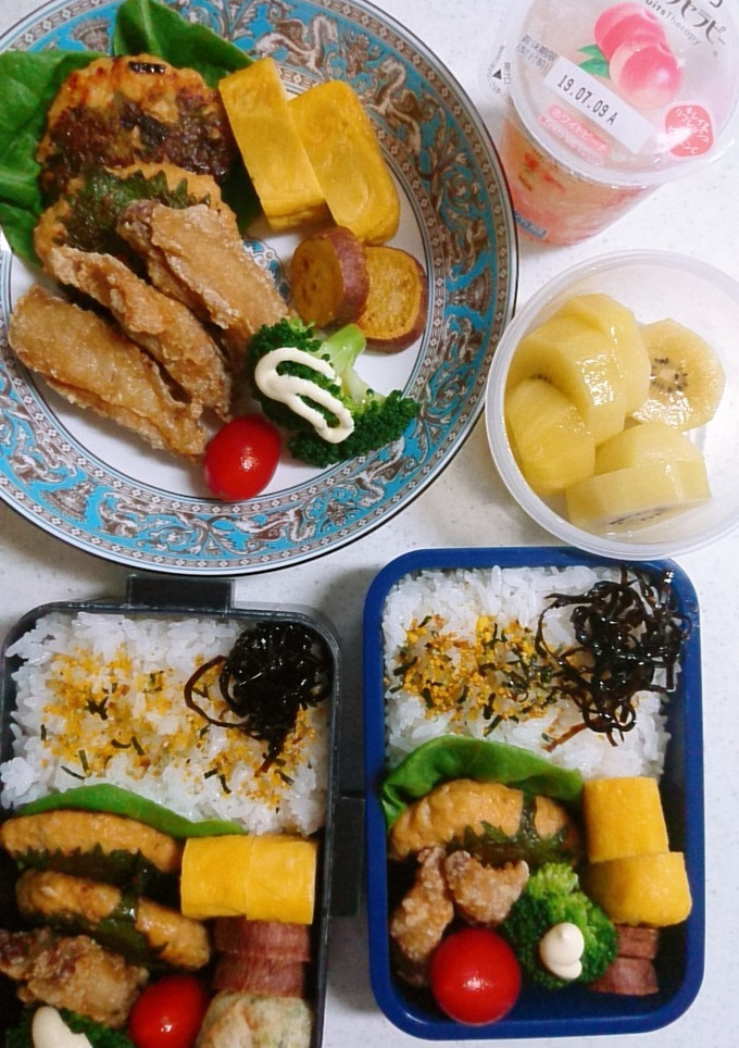 ☆高校生娘と私のお弁当と息子ランチ☆52-レシピのメイン写真