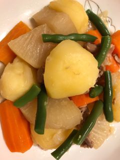 いろいろ野菜の肉じゃが-レシピのメイン写真
