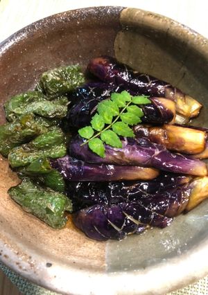 甘酸っぱい味のなすとピーマンの揚げ浸し-レシピのメイン写真