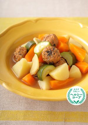 鶏だんごの野菜たっぷりコンソメ煮-レシピのメイン写真