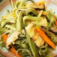 コリコリ食感がやみつき、山クラゲの煮物。