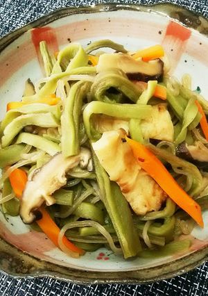 コリコリ食感がやみつき、山クラゲの煮物。-レシピのメイン写真