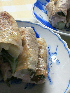 お弁当にも♪じゃが芋と大葉の肉巻き-レシピのメイン写真