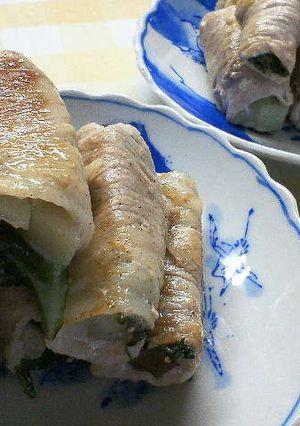 お弁当にも♪じゃが芋と大葉の肉巻き-レシピのメイン写真