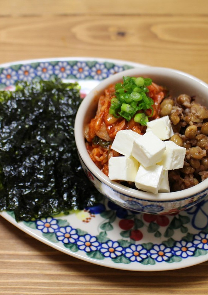 ごちそう納豆そぼろ 韓国のり添え-レシピのメイン写真