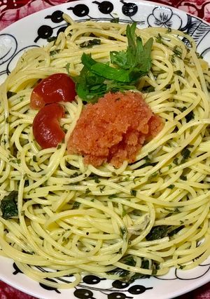 大葉と明太子のパスタ-レシピのメイン写真