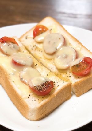 プチトマトのチーズトースト-レシピのメイン写真