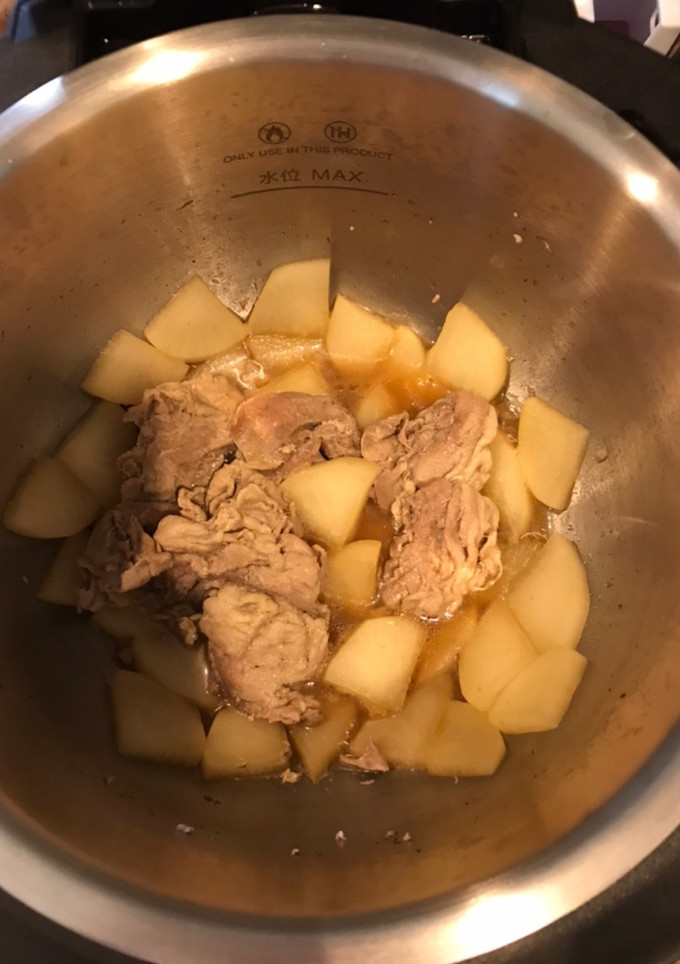 ホットクック 失敗 大根と豚コマの煮物-レシピのメイン写真