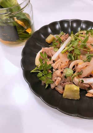 牛肉と新玉ねぎの甘辛炒め-レシピのメイン写真