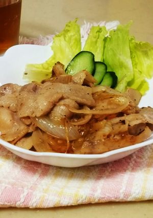 豚バラと玉ねぎのピリ辛炒め-レシピのメイン写真