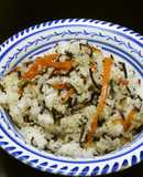 昭和中期東京の家庭のひじきの混ぜご飯風？