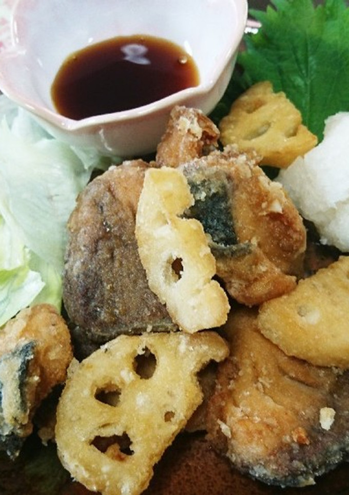 ぶりとれんこんの唐揚げ-レシピのメイン写真