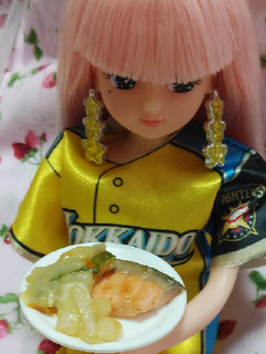 リカちゃんサイズ♡ちゃんちゃん焼きꕤ*.-レシピのメイン写真