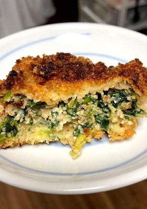 ほうれん草の胡麻豆腐和えアレンジその①-レシピのメイン写真