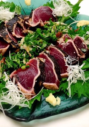 ミックス薬味で食べる♡カツオのたたき♪-レシピのメイン写真
