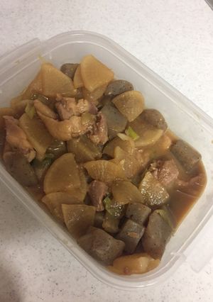 豚バラと大根、こんにゃくのどて煮-レシピのメイン写真