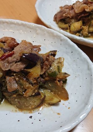 ポンのなすと豚バラの味噌炒め-レシピのメイン写真