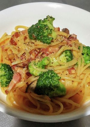 食べてる途中で飽きない！濃厚カルボナーラ-レシピのメイン写真