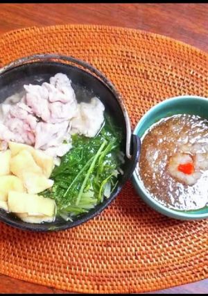 水菜と豚しゃぶのはりはり鍋-レシピのメイン写真