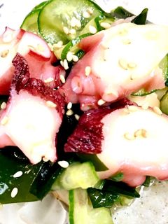 たこときゅうりの酢の物-レシピのメイン写真
