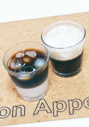 おもてなし♡２層のアイスカフェオレ♥-レシピのメイン写真