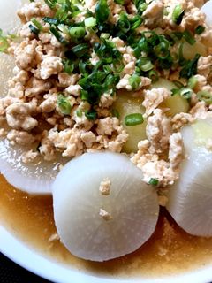 まかない~じゃがいもと大根のそぼろ煮~-レシピのメイン写真