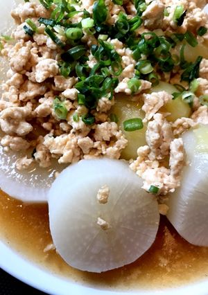 まかない～じゃがいもと大根のそぼろ煮～-レシピのメイン写真