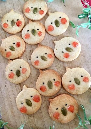 表情いろいろ★オカメインコのクッキー-レシピのメイン写真