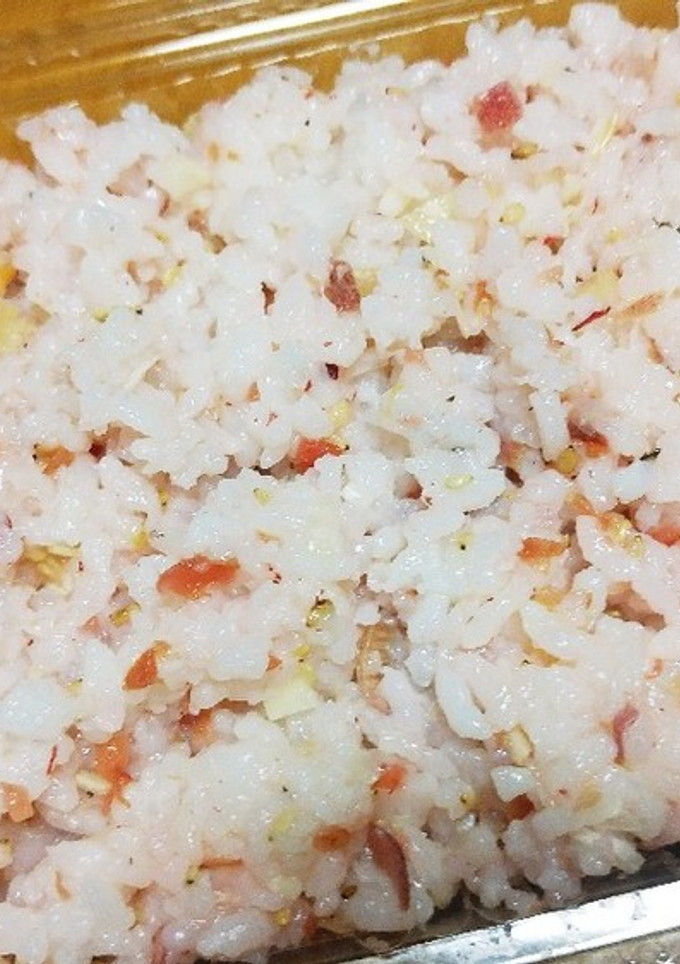 簡単！夏バテ対策！梅と茗荷の混ぜご飯♡-レシピのメイン写真