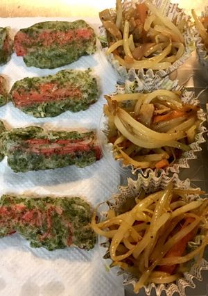 弁当作り置き 磯辺焼き、もやしカレー-レシピのメイン写真