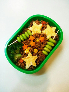 簡単お星様タコライスのお弁当-レシピのメイン写真