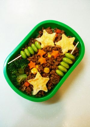 簡単お星様タコライスのお弁当-レシピのメイン写真