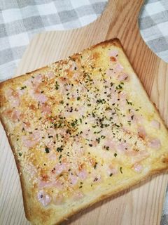 サクっと香ばしいハムマヨ粉チートースト♪-レシピのメイン写真
