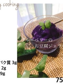 簡単!冷凍フルーツの美肌お豆腐アイス♡-レシピのメイン写真