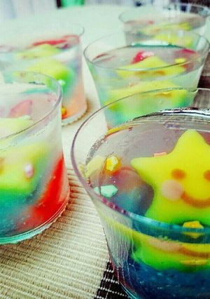 練りきり餡のお星さま⭐和風七夕ゼリー-レシピのメイン写真
