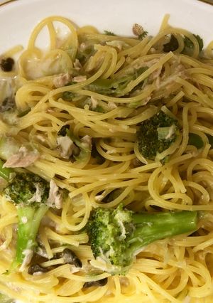 お鍋ひとつで簡単クリームパスタ-レシピのメイン写真