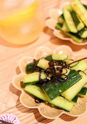 【3分で完成】たたきキュウリの塩昆布和え-レシピのメイン写真