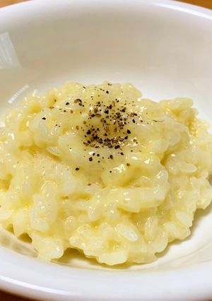 12分でできる！生米からのチーズリゾット-レシピのメイン写真