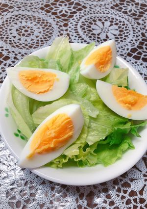 レタスと卵のサラダ-レシピのメイン写真