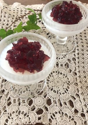 紫陽花ゼリー-レシピのメイン写真