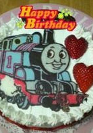 キャラケーキ（トーマス）-レシピのメイン写真