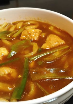 ☆レトロ☆昭和のそば屋のカレーうどん☆-レシピのメイン写真