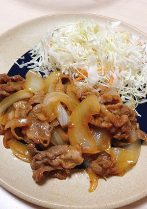 豚こま肉で簡単生姜焼き-レシピのメイン写真