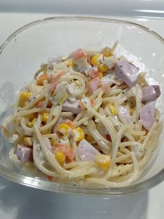 斬新！スパゲティサラダ(^○^) by michi:630 【クックパッド】 簡単