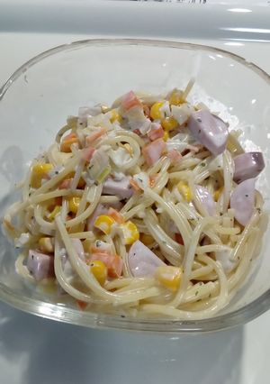 スパゲティサラダ。-レシピのメイン写真