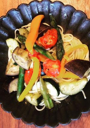 野菜たっぷりのディルソースパスタ-レシピのメイン写真